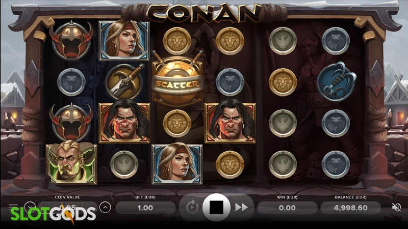 Conan Video Slot Slot - Screenshot 
