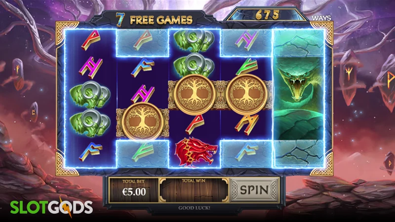 Age of the Gods Norse: Ways of Thunder Slot - Screenshot 2