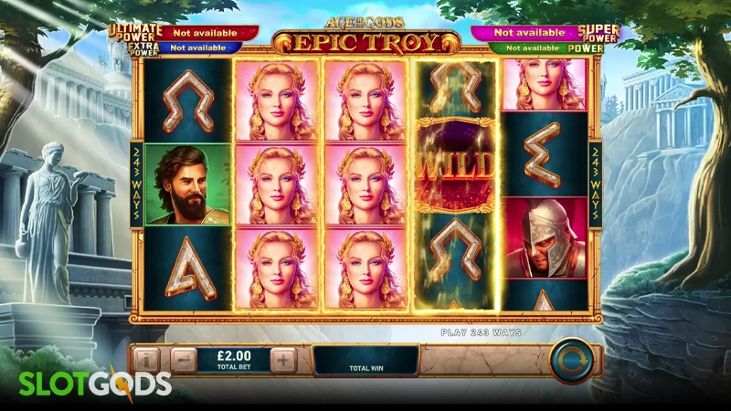 Age of the Gods: Epic Troy Slot - Screenshot 4