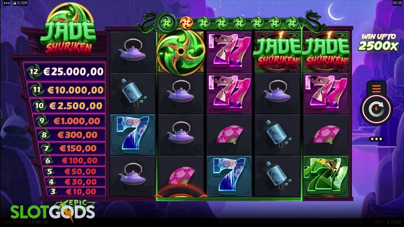 Jade Shuriken Slot - Screenshot 