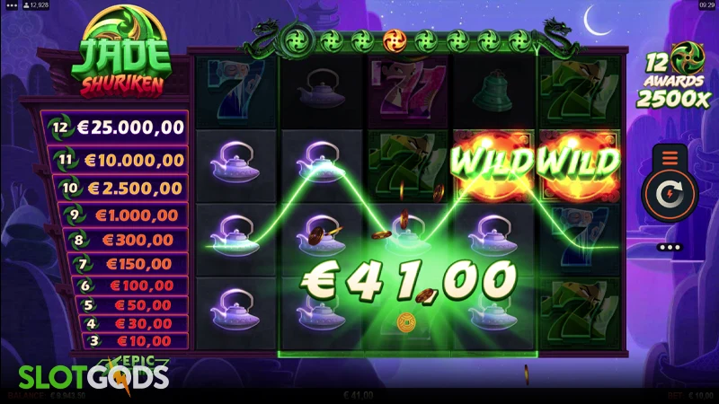 Jade Shuriken Slot - Screenshot 2