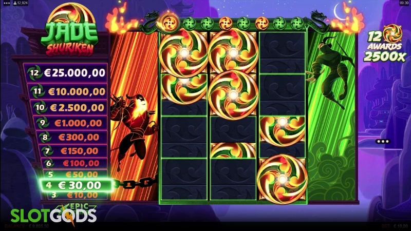 Jade Shuriken Slot - Screenshot 3