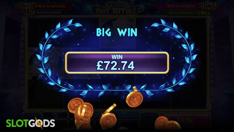 Age of the Gods: Fate Sisters Slot - Screenshot 4