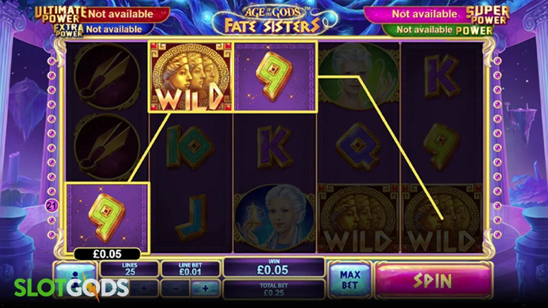 Age of the Gods: Fate Sisters Slot - Screenshot 2