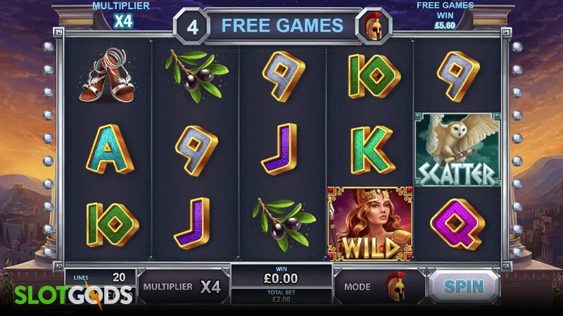 Age of the Gods: Goddess of Wisdom Slot - Screenshot 3