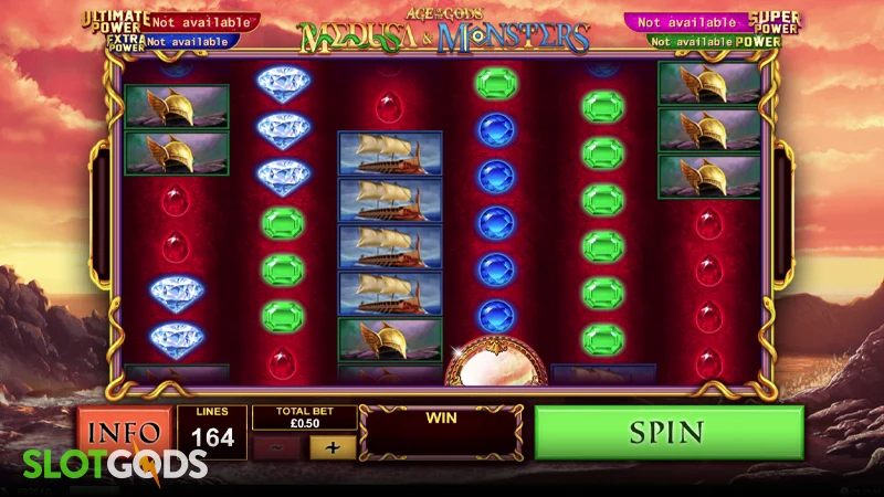Age of the Gods: Medusa & Monsters Slot - Screenshot 