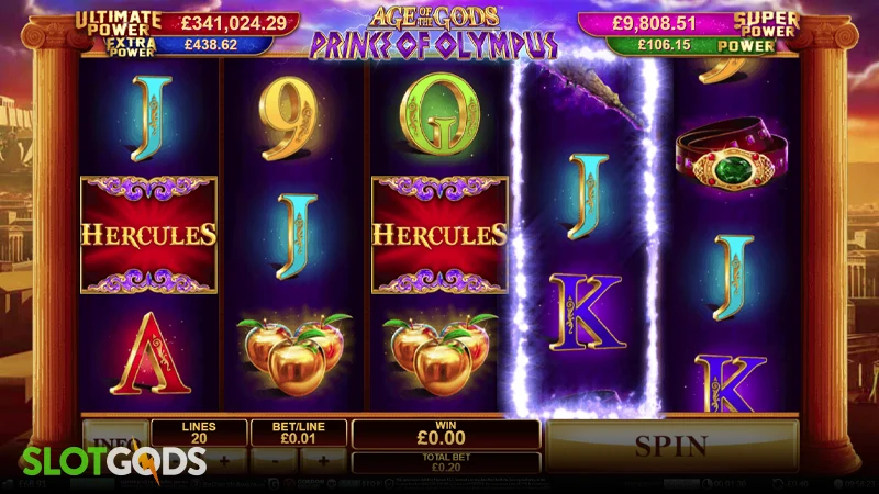 Age of the Gods: Prince of Olympus Slot - Screenshot 4