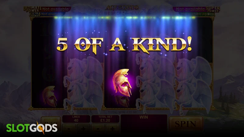 Age of the Gods: Ruler of the Sky Slot - Screenshot 3