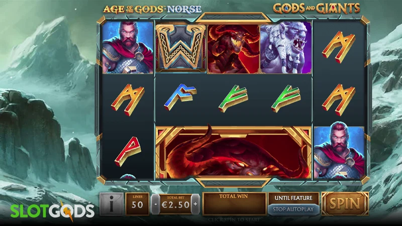 Age of the Gods Norse: Gods and Giants Online Slot by Playtech