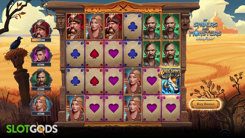 Of Sabers and Monsters Online Slot by Yggdrasil