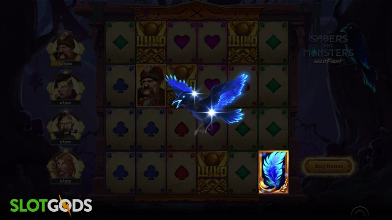 Of Sabers and Monsters Slot - Screenshot 3