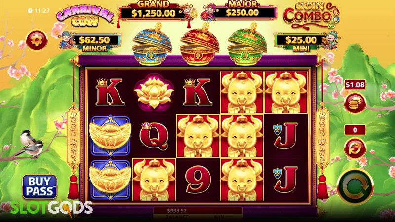 Carnival Cow Coin Combo Slot - Screenshot 