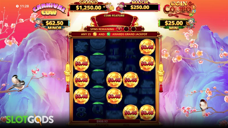 Carnival Cow Coin Combo Slot - Screenshot 3