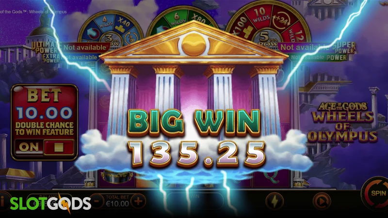 Age of the Gods: Wheels of Olympus Slot - Screenshot 4