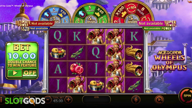 Age of the Gods: Wheels of Olympus Slot - Screenshot 