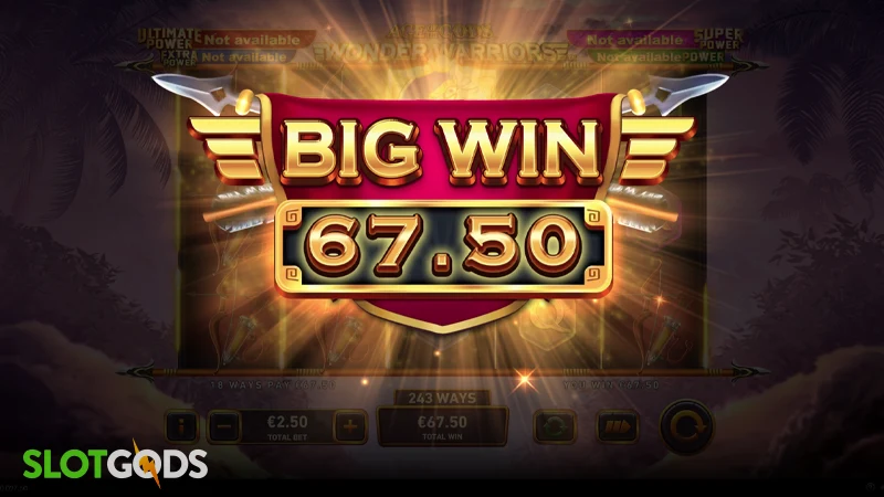 Age of the Gods: Wonder Warriors Slot - Screenshot 4