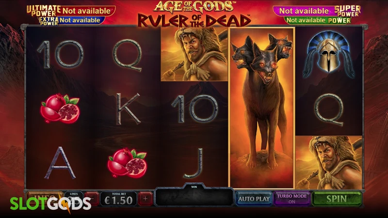 Age of the Gods: Ruler of the Dead Slot - Screenshot 