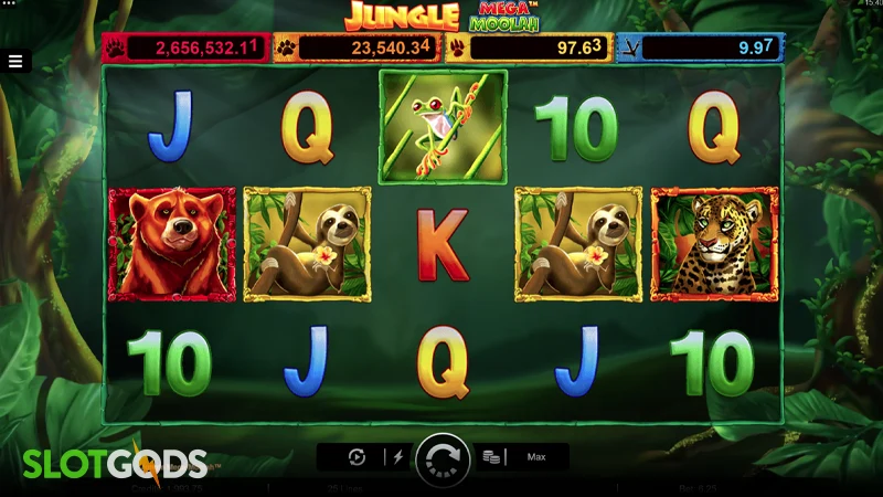 Jungle Mega Moolah Slot - Screenshot 