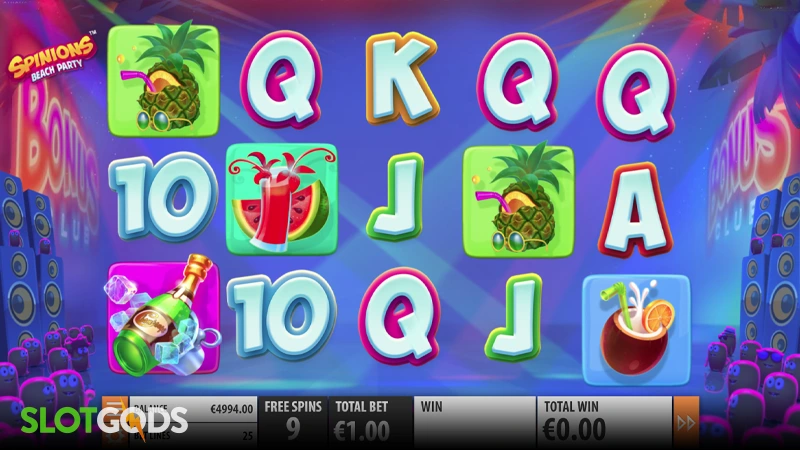 Spinions Beach Party Slot - Screenshot 4