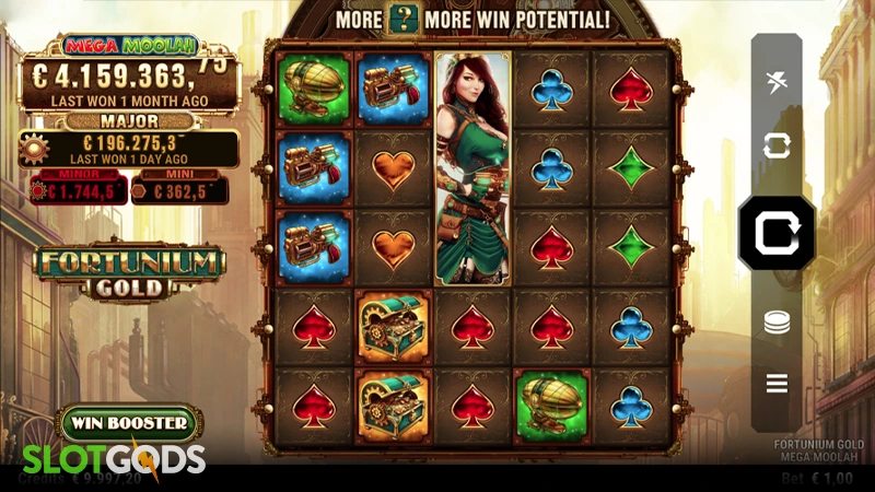 Fortunium Gold Mega Moolah Slot - Screenshot 