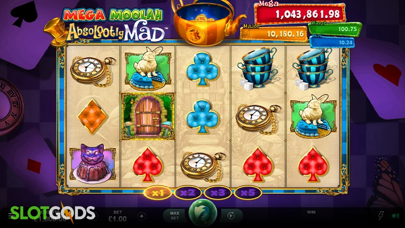 Absolootly Mad: Mega Moolah Slot - Screenshot 