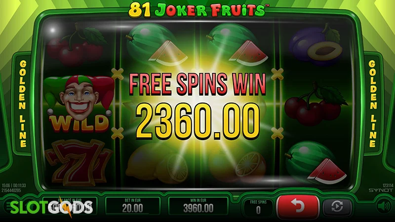 81 Joker Fruits Slot - Screenshot 4