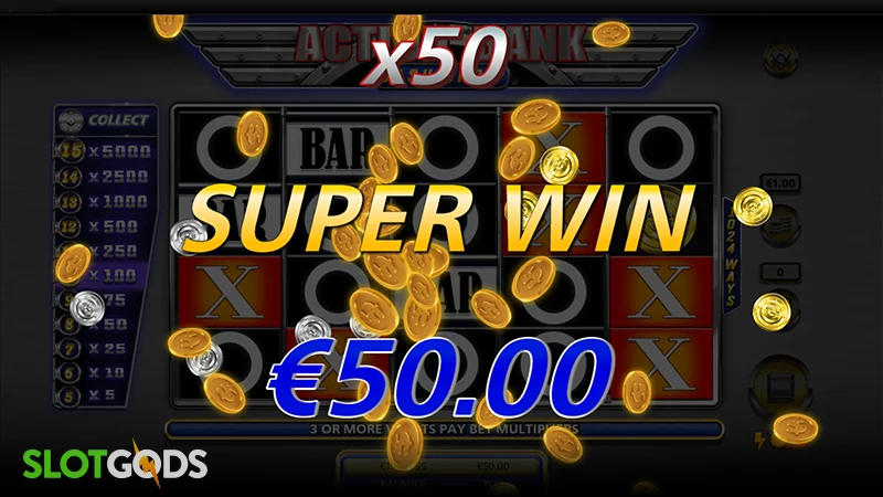 Action Bank Cash Shot Slot - Screenshot 4