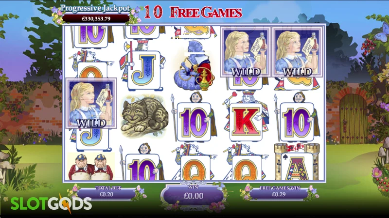 Alice in Wonderland Deluxe Slot - Screenshot 3