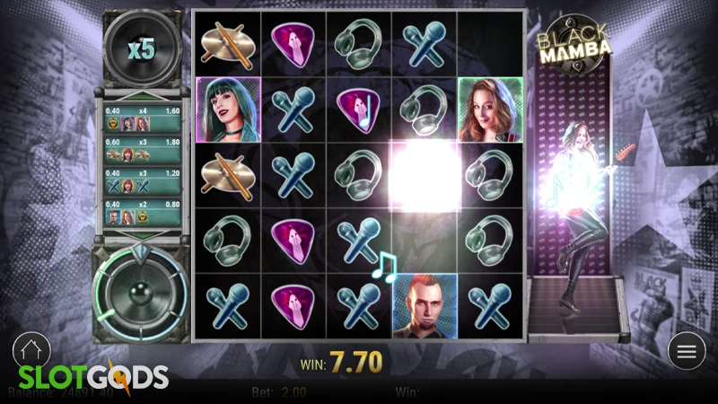 Black Mamba Slot - Screenshot 