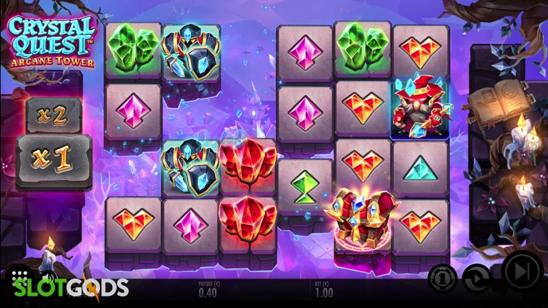 Crystal Quest: Arcane Tower Slot - Screenshot 3