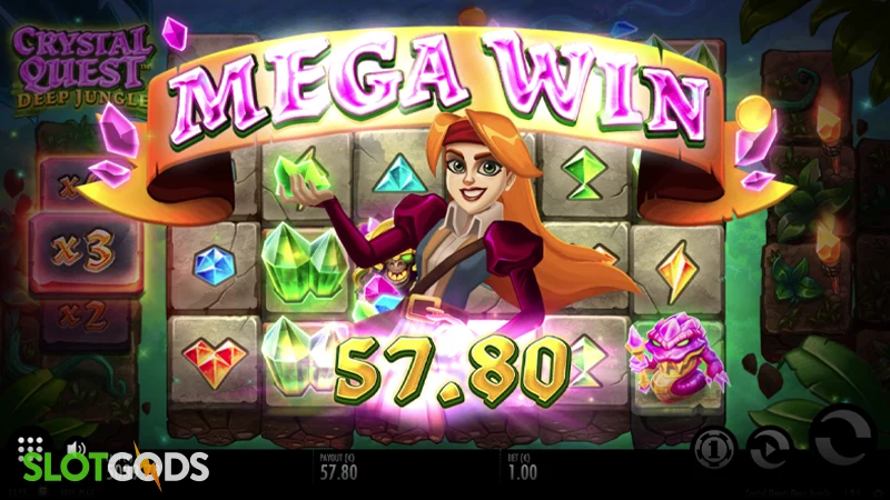 Crystal Quest: Deep Jungle Slot - Screenshot 4