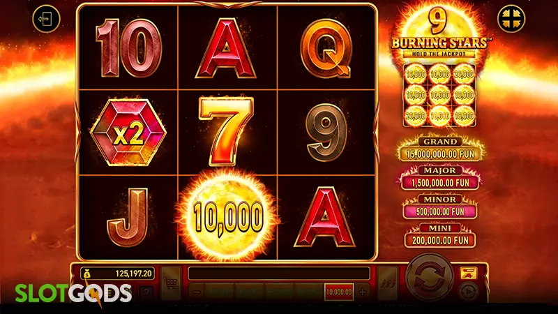 9 Burning Stars™ Slot - Screenshot 