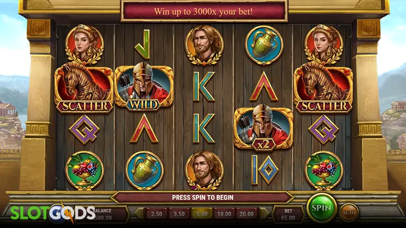 Gates of Troy Slot - Screenshot 