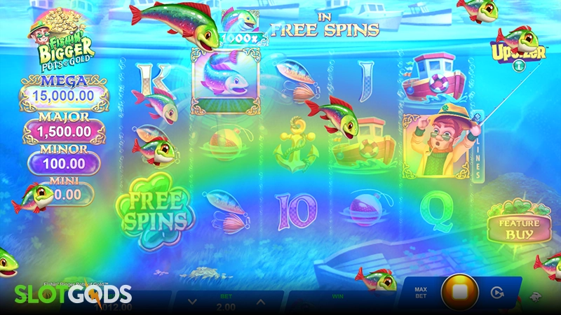 Fishin' Bigger Pots of Gold Slot - Screenshot 