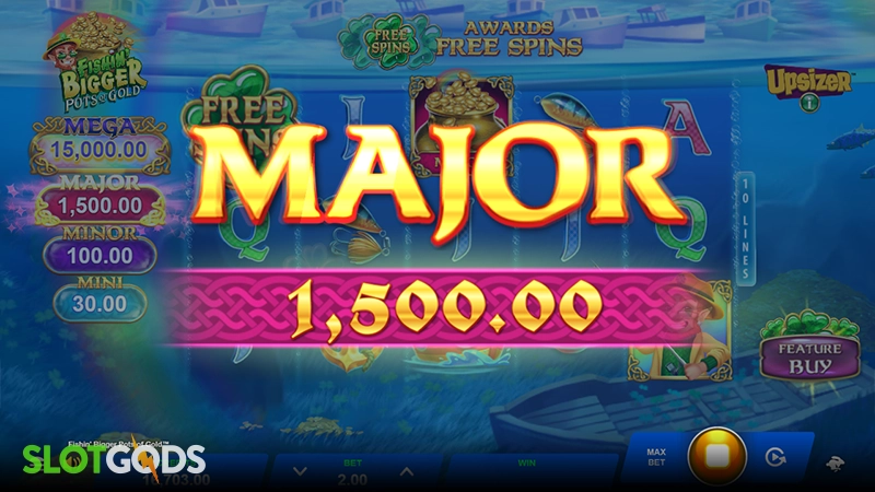 Fishin' Bigger Pots of Gold Slot - Screenshot 4