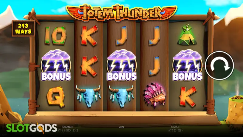 Totem Thunder Slot - Screenshot 
