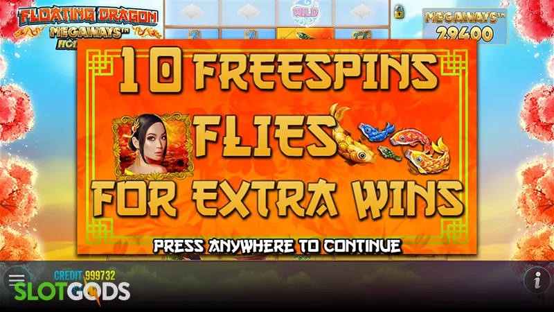 Floating Dragon Megaways Slot - Screenshot 2