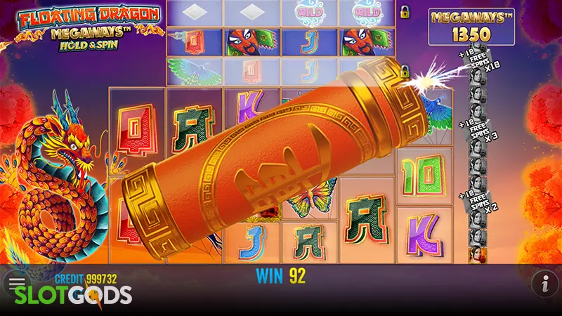Floating Dragon Megaways Slot - Screenshot 4