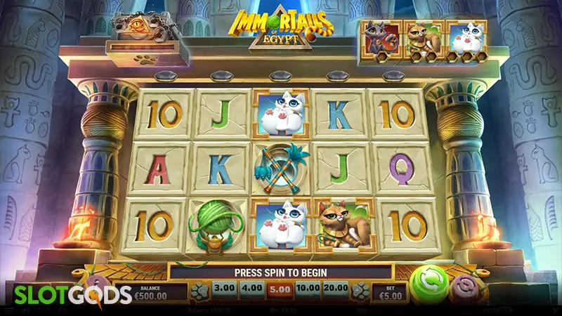 ImmorTails of Egypt Slot - Screenshot 