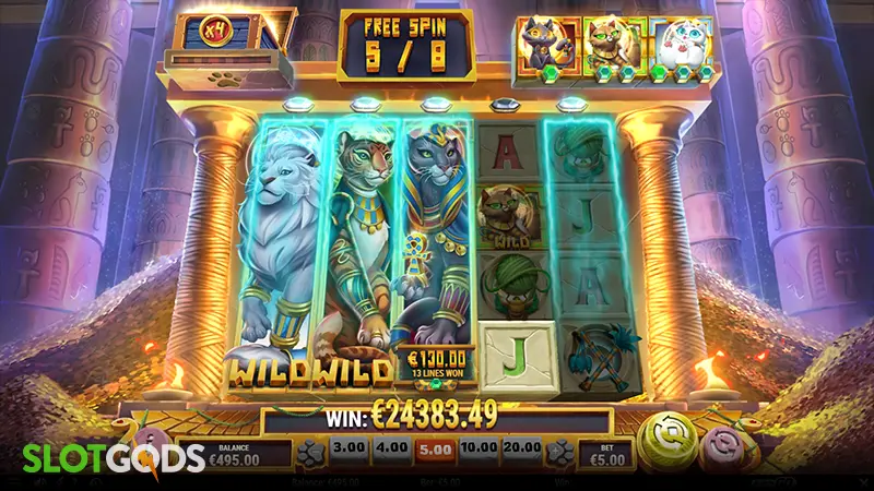 ImmorTails of Egypt Slot - Screenshot 2
