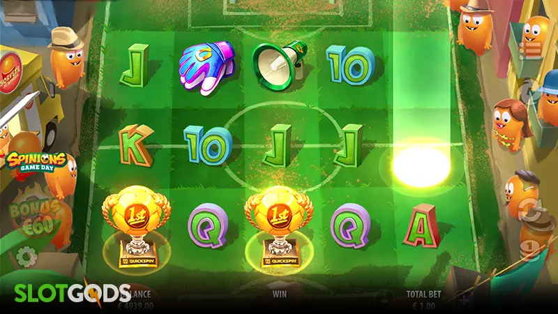 Spinions Game Day Slot - Screenshot 