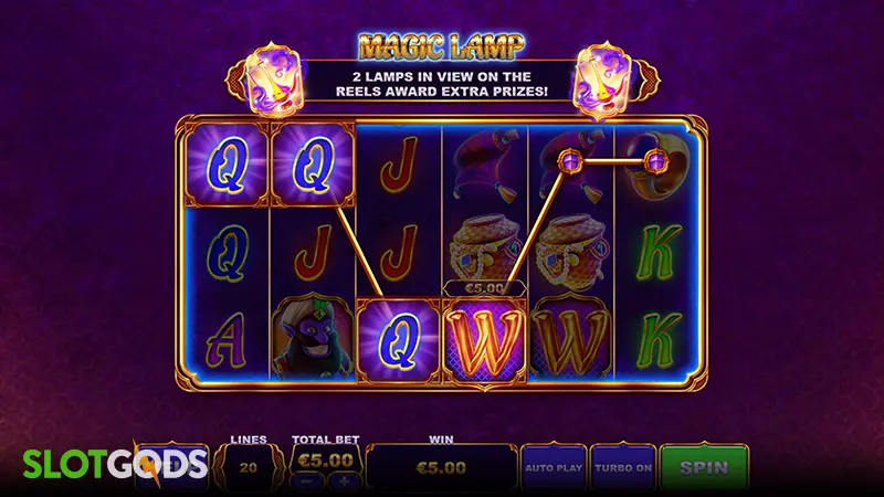 Ways of the Genie Thundershots Slot - Screenshot 