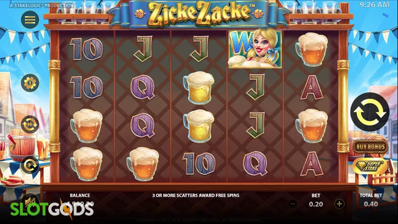 Zicke Zacke Slot - Screenshot 
