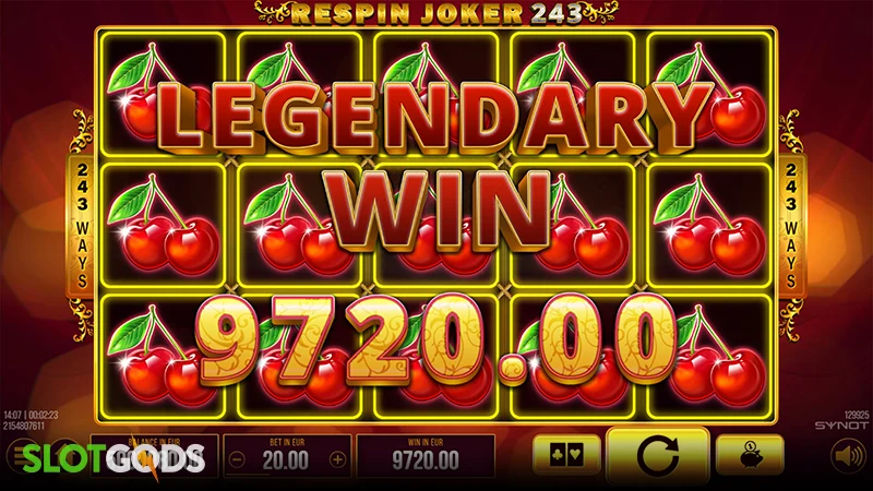 Respin Joker 243 Slot - Screenshot 4