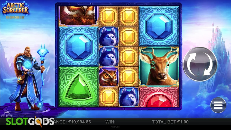 Arctic Sorcerer Gigablox Slot - Screenshot 