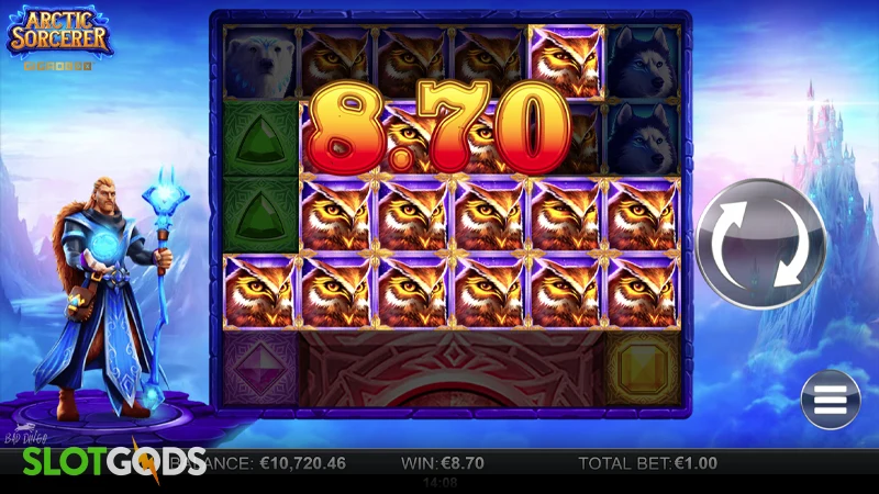 Arctic Sorcerer Gigablox Slot - Screenshot 4