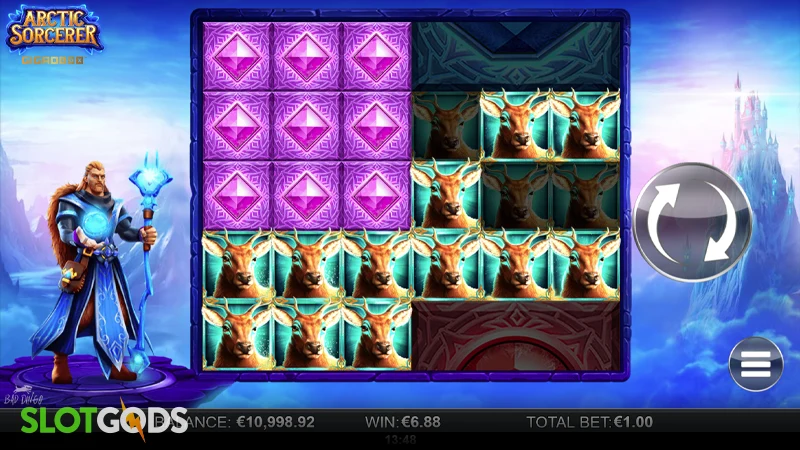 Arctic Sorcerer Gigablox Slot - Screenshot 3