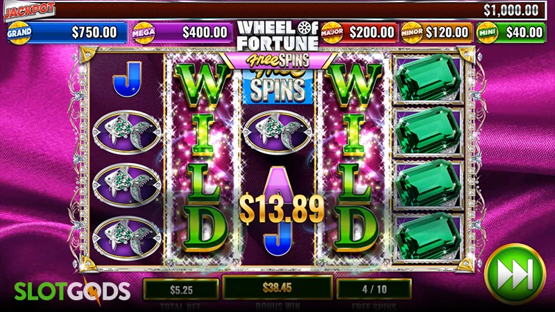 Wheel of Fortune: Elegant Emeralds Slot - Screenshot 3