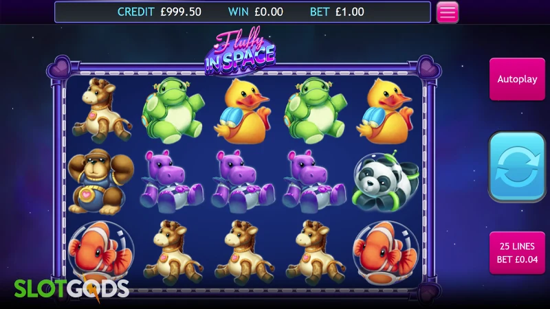 Fluffy in Space Slot - Screenshot 