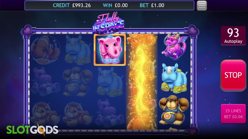 Fluffy in Space Slot - Screenshot 2